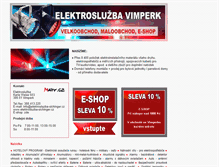 Tablet Screenshot of elektrosluzba-sichinger.cz